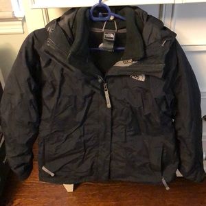 North Face HyVent Jacket and Fleece liner jacket